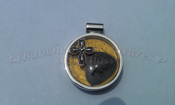 Opal & Cross Pendant-SOLD