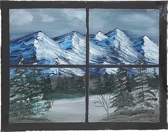 Mountain Window View