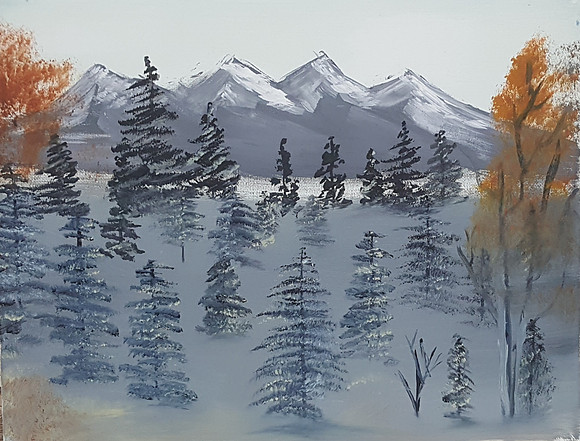 Trees In The Mist
