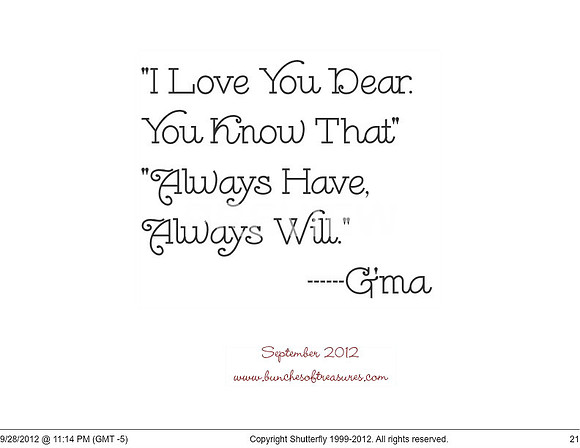 I Love You Dear