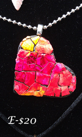 Eggshell Sunset Heart
