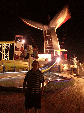 Greg with the BIG ships tail