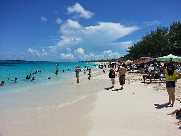 Public Beach, behind Atlantis