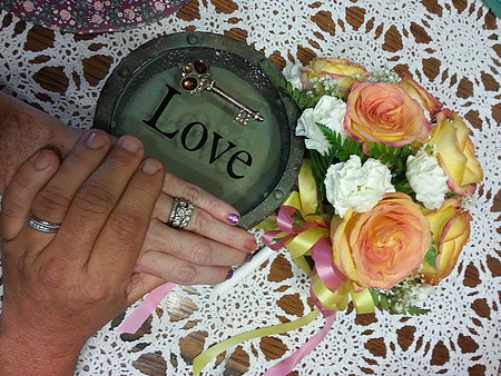 Vinette of Love and hands via Gena